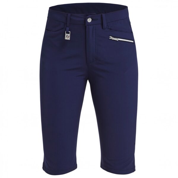 röhnisch-womens-comfort-stretch-bermuda-shorts - blå
