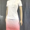 Nivo - Skort - Kjol - Rosa - Vit - White